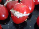 Recette Tomates coktails farcies au thon.