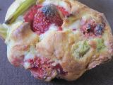 Recette Muffins ricotta fraises rhubarbe