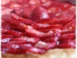 Recette La tarte aux fraises facile