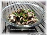 Recette Salade de champignons et épinards