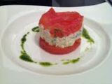Recette Mille-feuilles de saumon, tomate et basilic