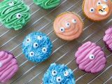 Cupcakes monstres pour halloween