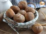 Recette Petits pains sans pétrissage - résultat croustillant et moelleux!