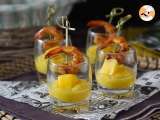 Recette Verrines crevettes mangue pour un apéritif sucré/salé