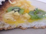 Recette Tarte aux fruits : mangue, kiwi, ananas