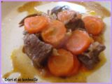 Recette Boeuf aux carottes