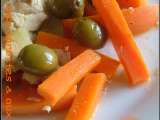Recette Poulet léger aux carottes & aux olives (version ww)