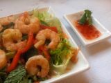 Recette Salade de crevettes, d?inspiration thaïe
