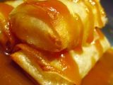 Recette Nems de pommes vertes au gingembre et sauce caramel fleur de sel