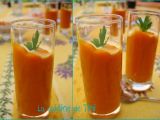 Recette Velouté de carottes frais en verrine