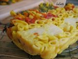 Recette Gâteau de coquillettes et légumes à l'indienne curried veggie and elbow pasta loaf