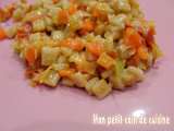 Recette Crozets aux carottes et poireaux