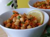 Recette Salade de pois chiches à saveur marocaine