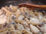 Recette Penne façon risotto aux champignons et au poulet