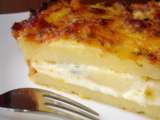 Recette Polenta aux 4 fromages et concassee de tomates