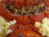 Recette Tomates farcies à la viande et coriandre