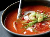 Recette Soupe glacée de tomates et poivron