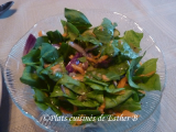 Recette Salade d'épinards, de champignons et de carottes