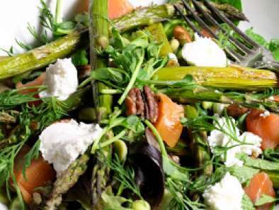 Recette Salade méli mélo très verte pour l'arrivée du printemps