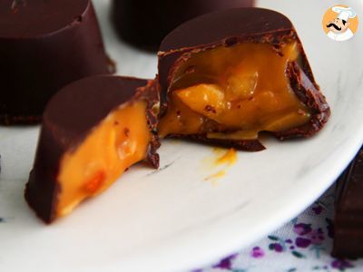 Chocolats fourrés au caramel au beurre salé et aux amandes, photo 2