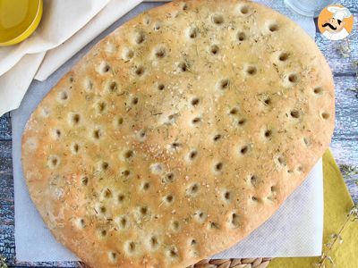 Focaccia, le pain italien au romarin, photo 2