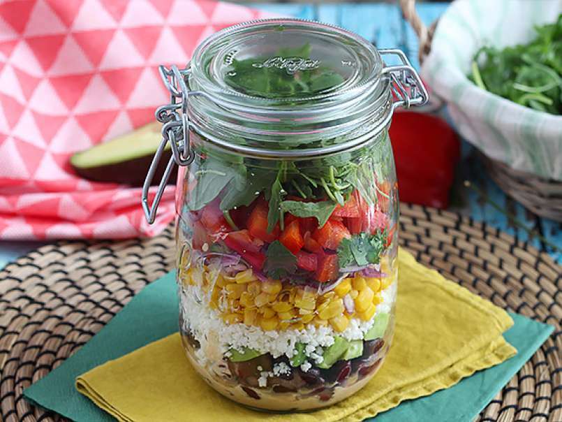 Salad jar à la mexicaine, photo 1