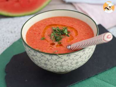 Soupe froide à la pastèque et à la tomate, photo 2