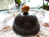 Recette Dôme de mousse au chocolat au thé des moines, cur de gingembre