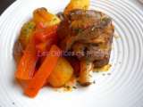 Recette Souris d?agneau confites, carottes et pommes de terre