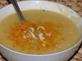 Recette Soupe de panais à la mimolette et aux noisettes