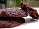 Recette Cookies moelleux choco framboise