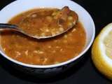 Recette Harira..Notre soupe de tomates à la Marocaine..