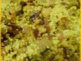 Recette Couscous T'faya (aux oignons caramélisés, miel et raisins secs)